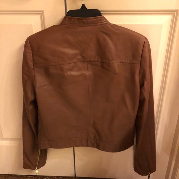 Michael Kors Leather Jacket - Picture 4 of 6